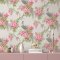 Crown Golden Pheasant Grey/Pink Wallpaper Room 2