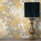 Crown Tranquil Scene Mustard / Grey Wallpaper Room