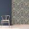 Crown Woodland Blue / Gold Wallpaper Room 2