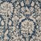 Whimsical Blue and Gold Nature Wallpaper Pattern