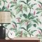 Crown Meridian Parade Grey/Pink/Green Wallpaper Room 2