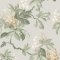 Crown Chestnut Floral Grey Wallpaper