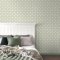 Crown Morgrove Trellis Green Wallpaper Room 2