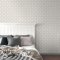 Crown Morgrove Trellis Grey Wallpaper Room 2