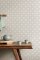 Crown Morgrove Trellis Grey Wallpaper Room