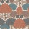 Crown Forest of Arden Orange Wallpaper with stags and colourful tree