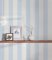 Galerie Stripe Motif Blue Wallpaper Room 2