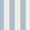 Canopy Stripe Blue wallpaper with wide cream and sky blue stripes