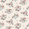 Clifton Floral Cream wallpaper with pastel flowers and a country cottage vibe