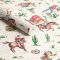 Roll of Cowgirls Multi wallpaper showcasing colourful cowgirl design with cacti and wagons