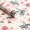 Roll of Cowgirls Pink wallpaper showcasing a playful western design in pink, turquoise, and grey hues