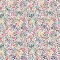 Harmony Ditsy Day wallpaper featuring vibrant floral pattern on off-white backdrop