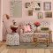 Interior wall painted in Little Dolly for a fresh, cheerful look