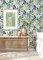 A Street Prints Koko Turquoise Wallpaper Room 2