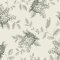 Laura Ashley Portland Fern Wallpaper with delicate white flowers and green foliage.