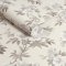 Elegant floral print wallpaper in beige and taupe by Laura Ashley