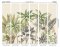 Origin Murals Tropical Palm Leaves Natural Mural Panels