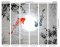 Origin Murals Watercolour Koi Graphite Mural Panels